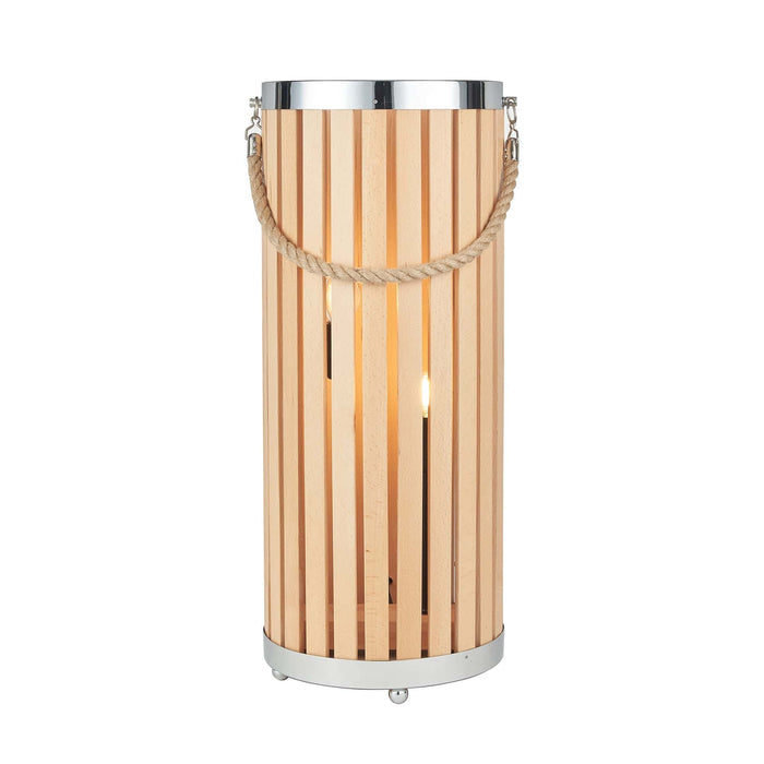 Ruma Natural Wood Lantern Floor Lamp | Lighting | Rūma