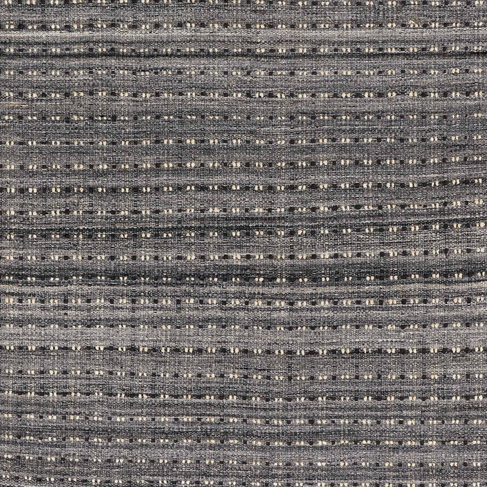Indoor Outdoor Grey Double Stitch Design Rug