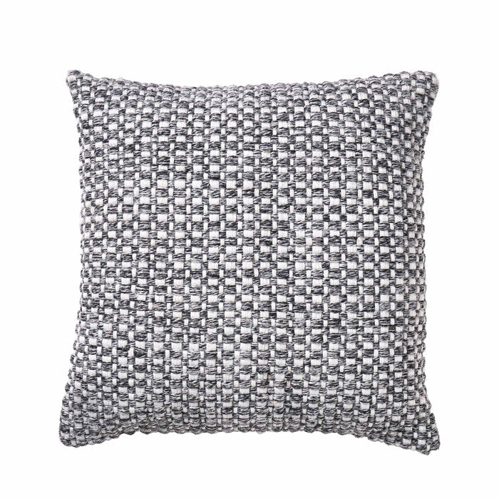 Indoor Outdoor Recycled Graphite Basket Weave Design Scatter Cushion