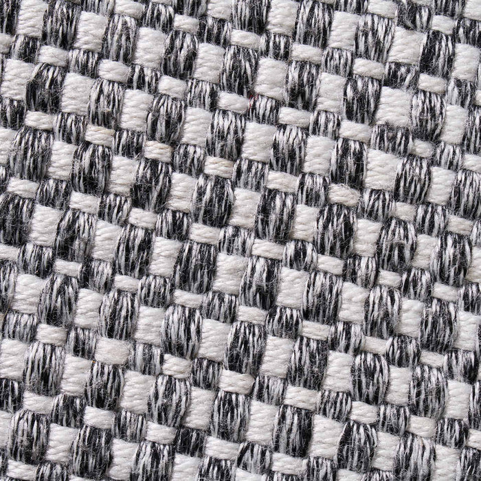 Indoor Outdoor Recycled Graphite Basket Weave Design Scatter Cushion
