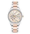 Kenneth Cole Automatic Rose Gold Dial Two Toned Stainless Steel Strap Women's Watch, KCWLL0060903LD