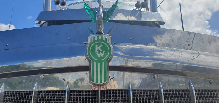 Kenworth 'Crooked' Logo epoxy domed decal