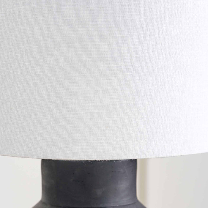 Lana Black Terracotta Table Lamp Base