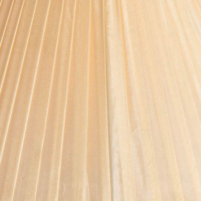 Lauren Almond Silk Knife Pleat Empire Shade