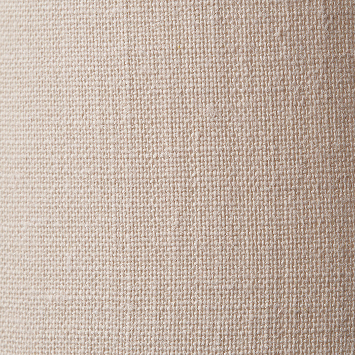 Liana Cream Jute Scalloped Edge Tapered Lampshade with Contrast Binding