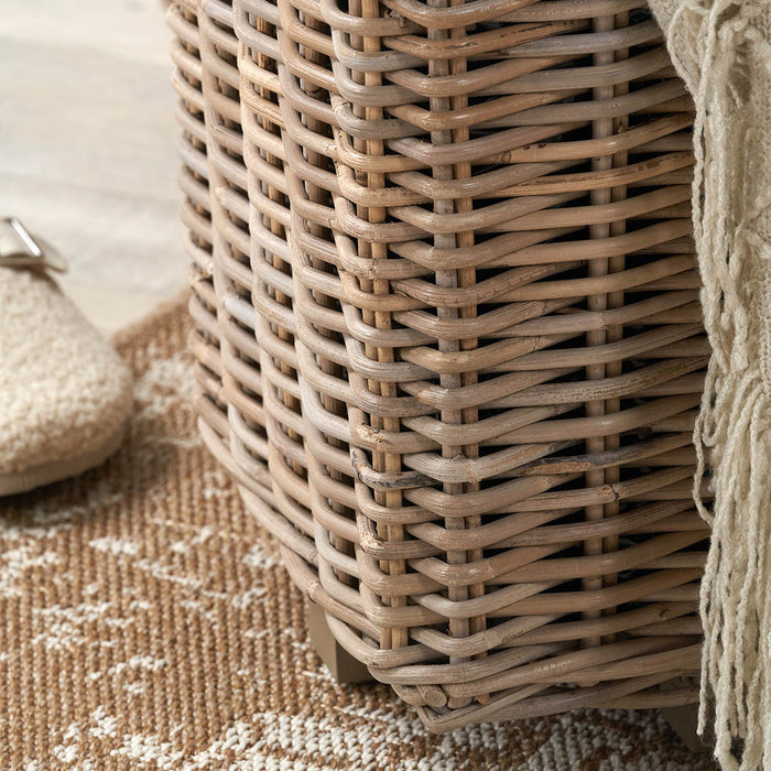 Likha Indoor Outdoor Grey Kubu Square Basket Planters S/3