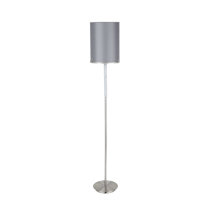 Ruma Silver and Grey Marble Floor Lamp | Lighting | Rūma