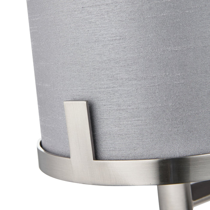 Ruma Silver and Grey Marble Wall Light | Lighting | Rūma