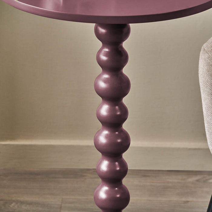 Margaux Mulberry Wood Bobble Side Table