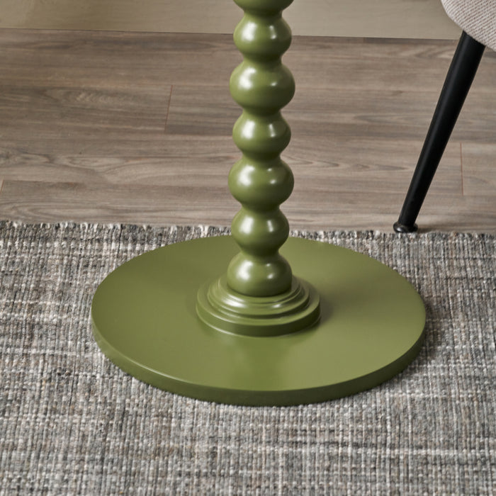 Margaux Olive Wood Bobble Side Table