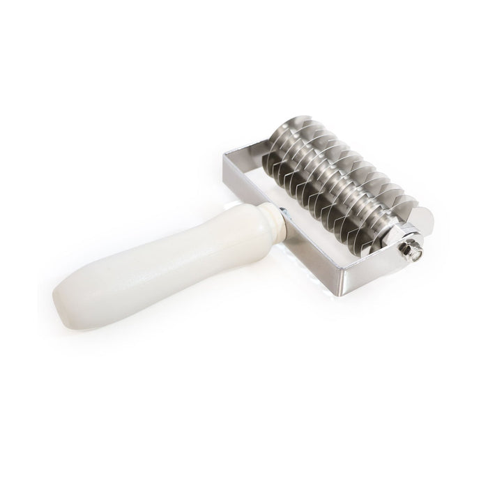Martellato 12 cm stainless steel lattice dough cutting roller