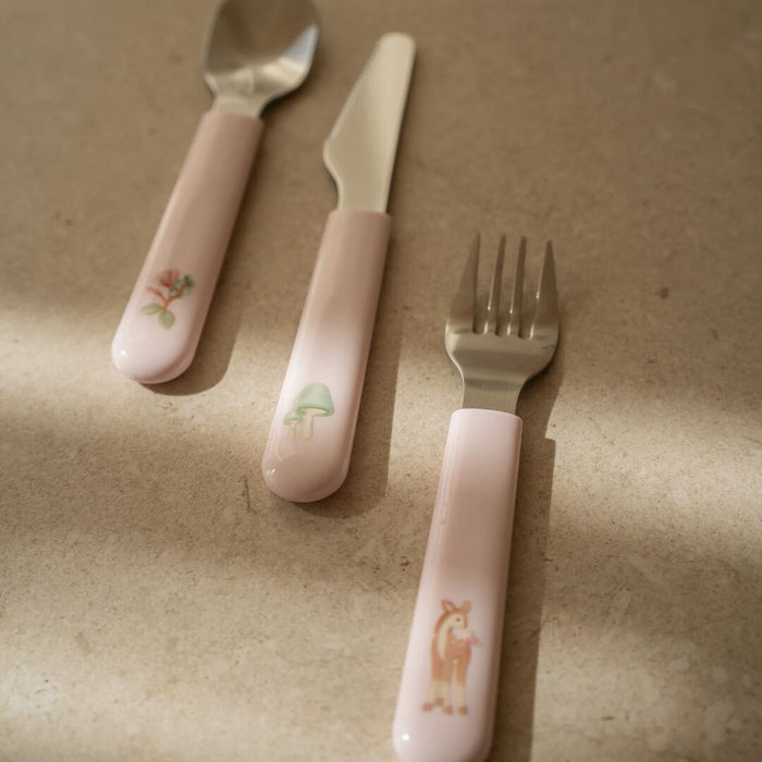 Mepal x Little Dutch 3 Piece Cutlery Set Fairy Garden