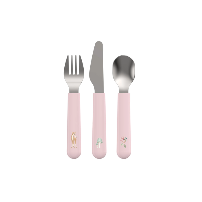 Mepal x Little Dutch 3 Piece Cutlery Set Fairy Garden