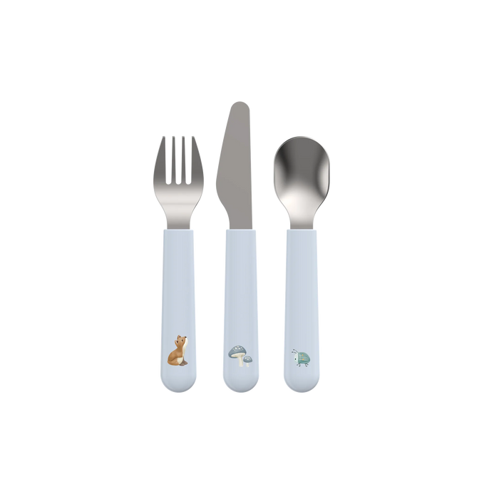Mepal x Little Dutch 3 Piece Cutlery Set Forest Friends