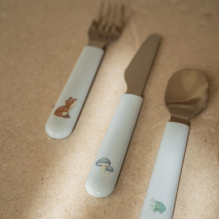 Mepal x Little Dutch 3 Piece Cutlery Set Forest Friends