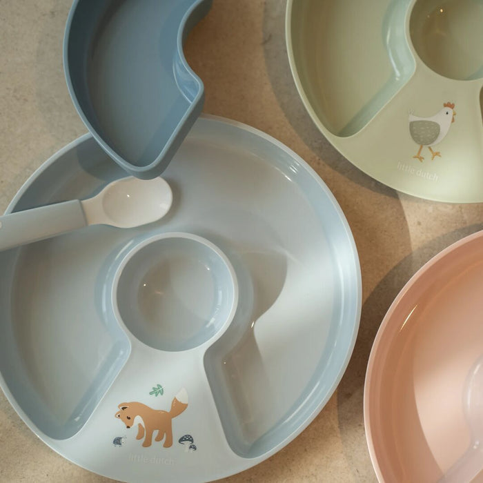Mepal x Little Dutch Divider Plate Forest Friends
