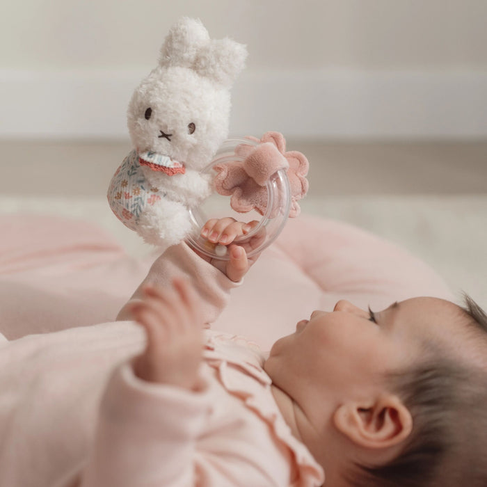 Miffy x Little Dutch Rattle ring - Lucky Blossom