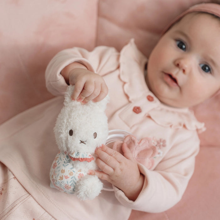 Miffy x Little Dutch Rattle ring - Lucky Blossom