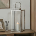 Miley Silver Large Lantern