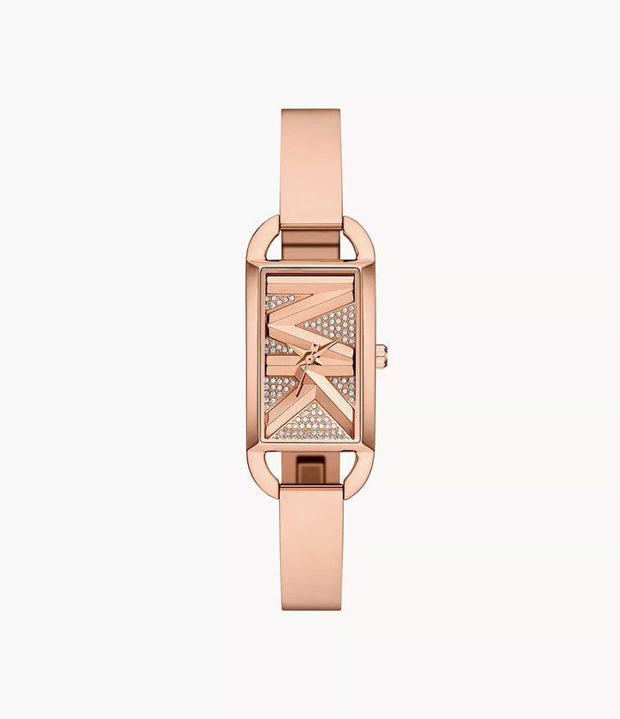 Michael Kors MK Empire Three-Hand Rose Gold-Tone Women's Watch, MK4858