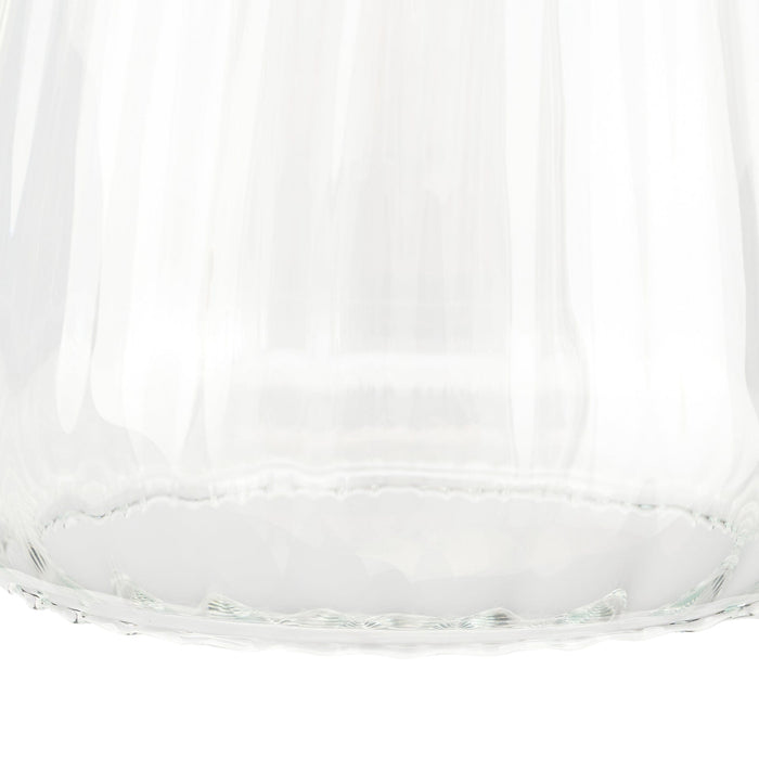 Ruma Clear Optic Tapered Glass Pendant | Lighting | Rūma