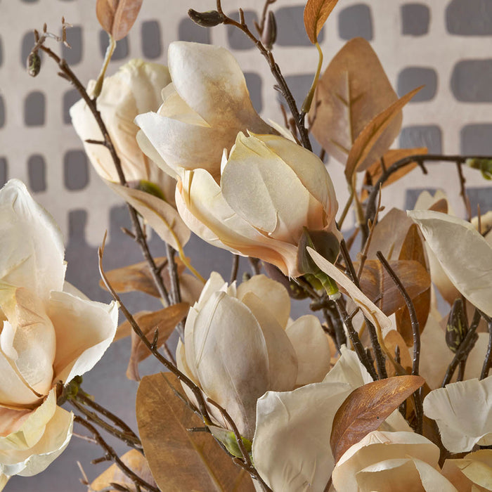 Natural Cream Magnolia Stem
