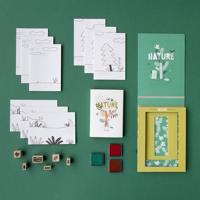 Nature Calm Stamps