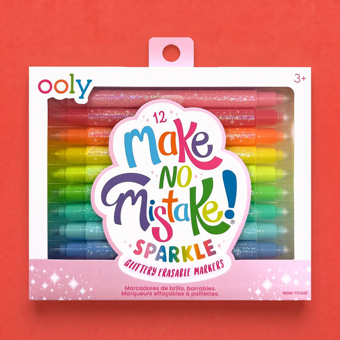 Ooly Make No Mistake! Erasable Markers Sparkle