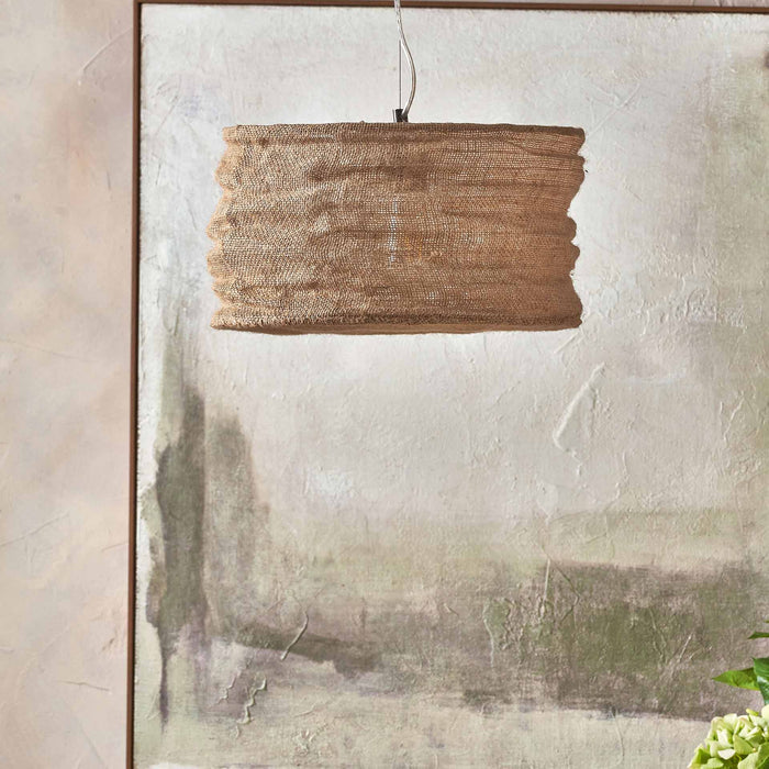 Otaru 35cm Natural Jute Pendant
