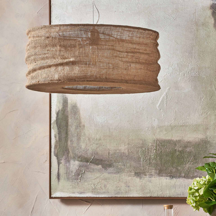 Otaru 50cm Natural Jute Pendant