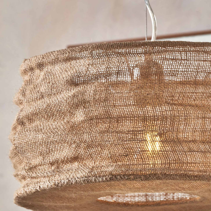 Otaru 50cm Natural Jute Pendant