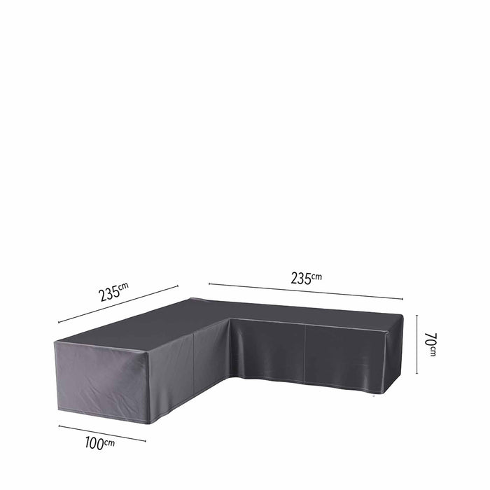 Outdoor Seating Set Aerocover L-Shape 235x100 High