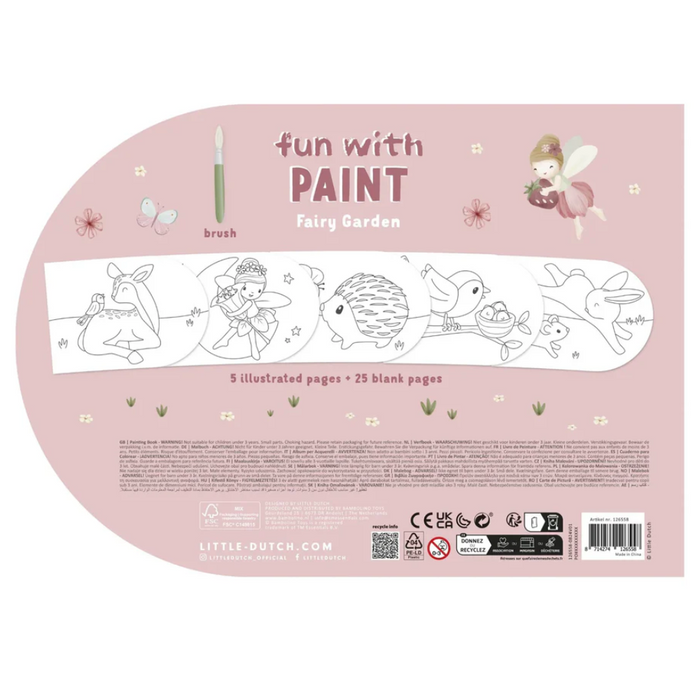 Paint Book - Fairy Garden