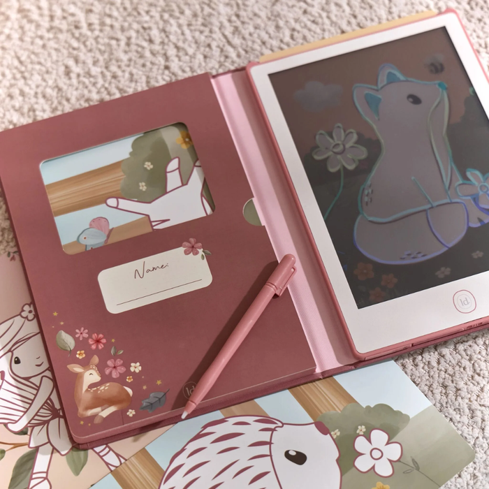 Pink Drawing Tablet - Fairy Garden