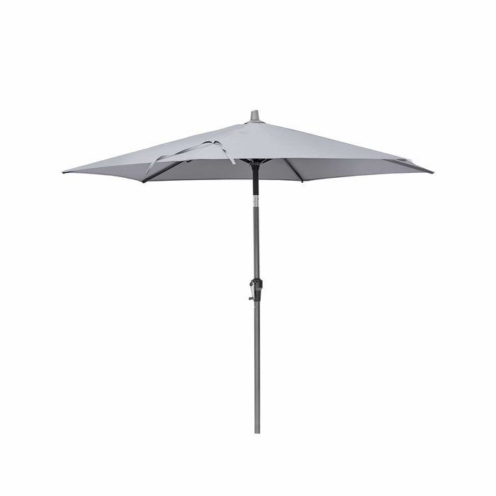 Ruma Platinum Riva Luna Grey 2.5m Round Parasol | Outdoor | Ruma