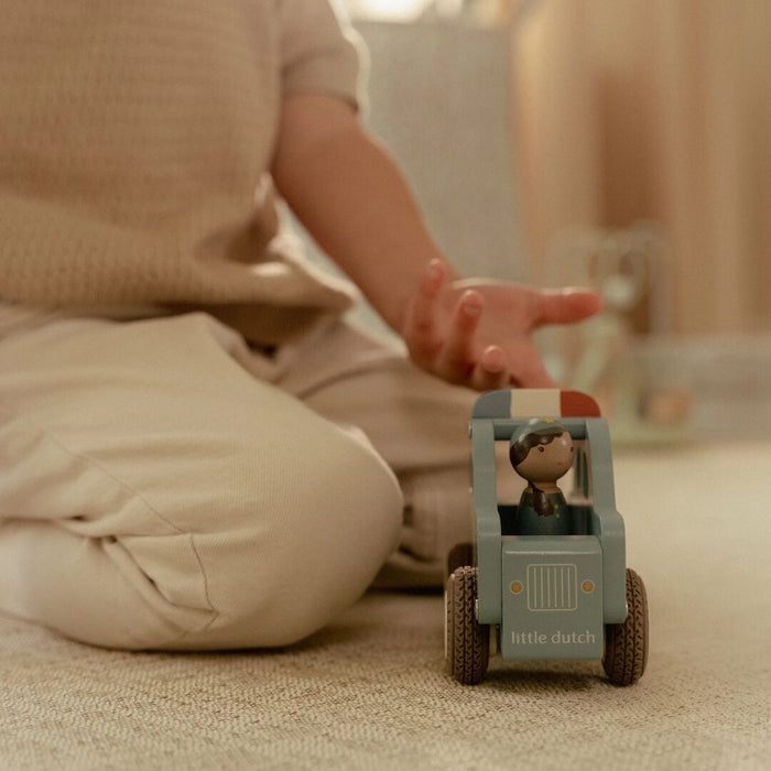 Police Car with Peg Doll