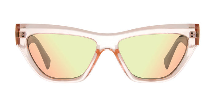 Prive Revaux Snatched/S Crystal Pink/Rose Gold Mirror #colour_crystal-pink-rose-gold-mirror