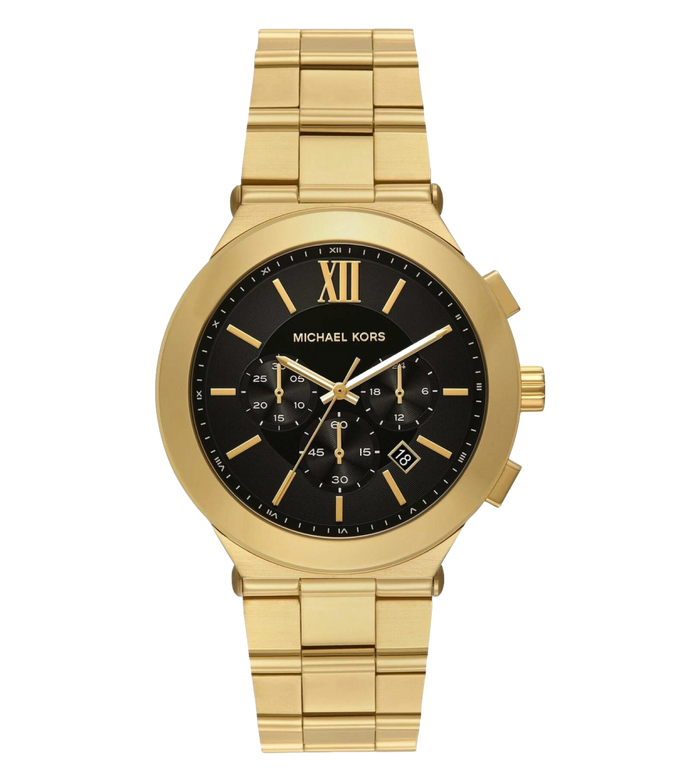 Michael Kors Quartz Black Dial Analog Stainless Steel Men's Watch, MK9220