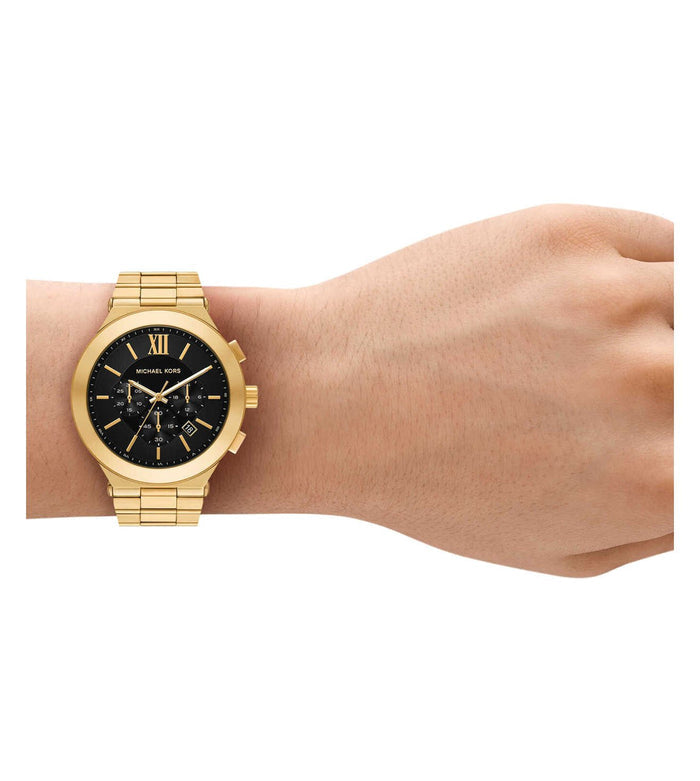 Michael Kors Quartz Black Dial Analog Stainless Steel Men's Watch, MK9220
