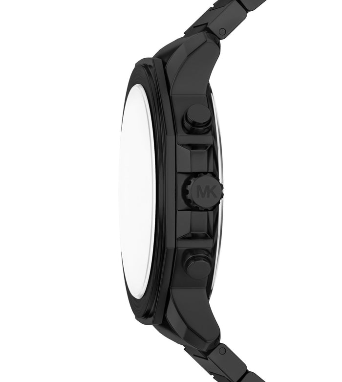 Michael Kors Quartz Black Dial Chronograph Stainless Steel Men's Watch, MK9252