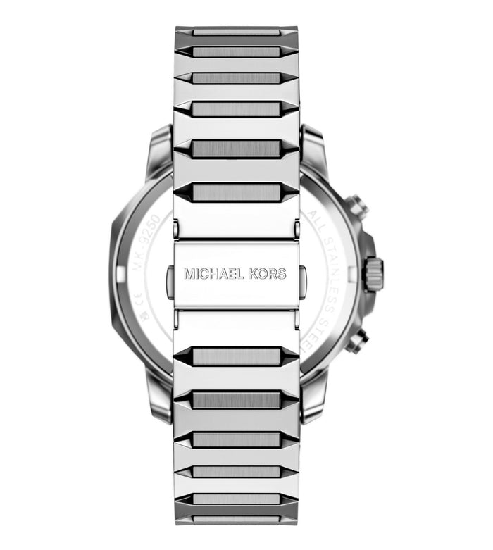 Michael Kors Quartz Blue Dial Chronograph Stainless Steel Men's Watch, MK9250