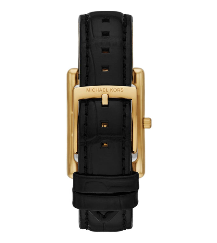 Michael Kors Quartz Gold Dial Analog Leather Women's Watch, MK4965