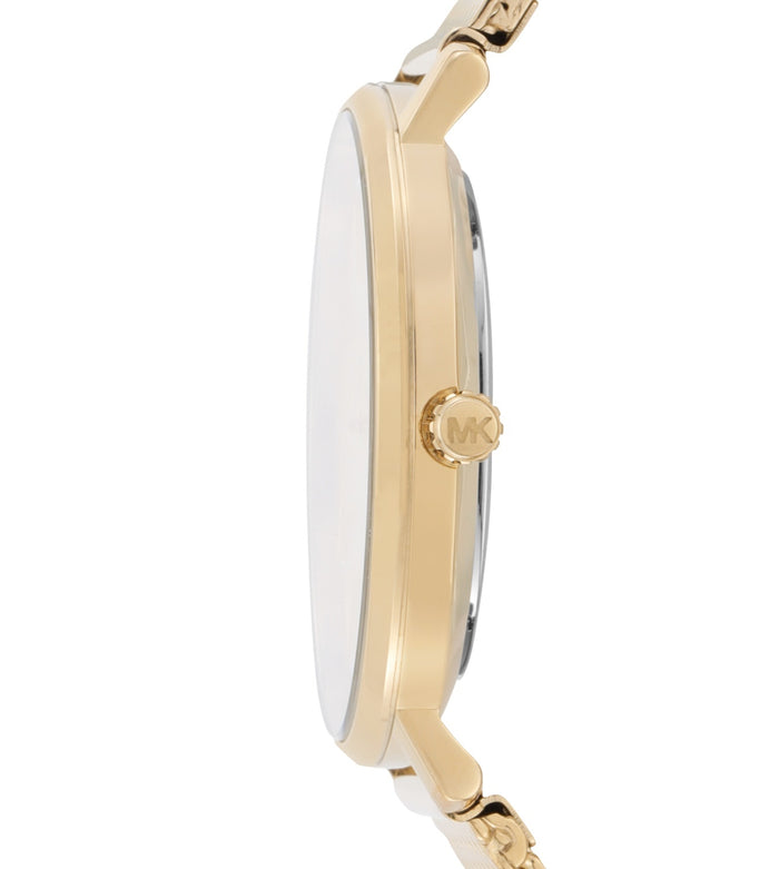Michael Kors Quartz Gold Dial Analog Stainless Steel Women's Watch, MK4339