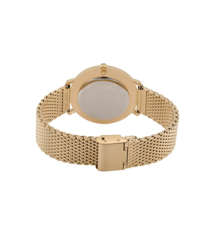 Michael Kors Quartz Gold Dial Analog Stainless Steel Women's Watch, MK4339