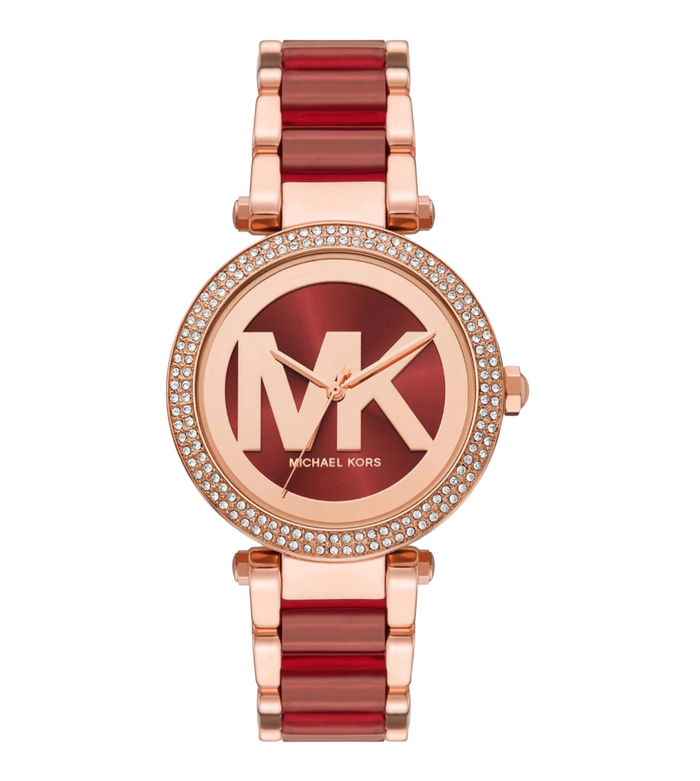 Michael Kors Quartz Multicolour Dial Analog Stainless Steel Women's Watch, MKO1224