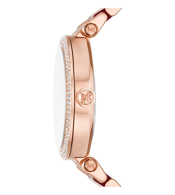 Michael Kors Quartz Multicolour Dial Analog Stainless Steel Women's Watch, MKO1224