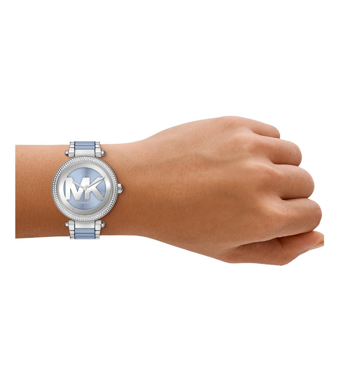 Michael Kors Quartz Multicolour Dial Analog Stainless Steel Women's Watch, MKO1257