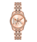 Michael Kors Quartz Pink Dial Analog Stainless Steel Women's Watch, MK7541
