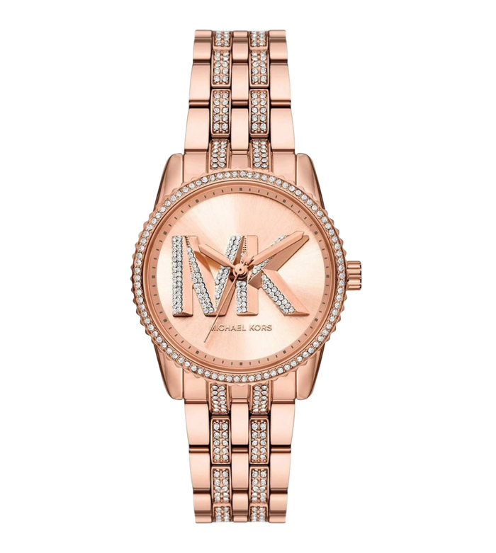 Michael Kors Quartz Pink Dial Analog Stainless Steel Women's Watch, MK7541