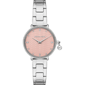 Michael Kors Quartz Pink Dial Analog Stainless Steel Women's Watch, MK7617